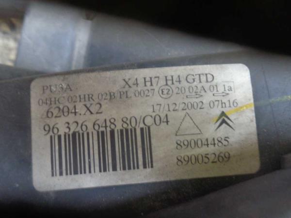 PHARE GAUCHE CITROEN - Vue 3